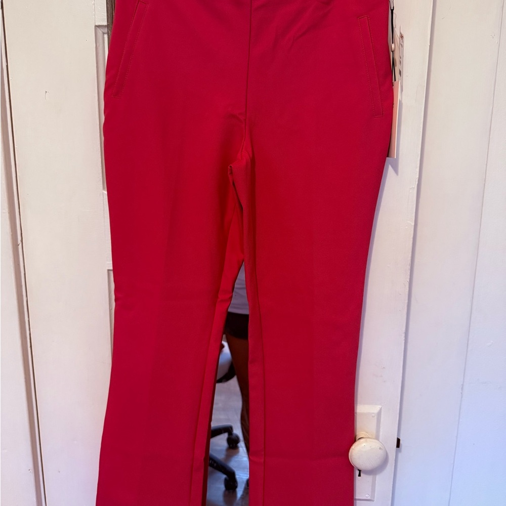 Women’s Pink pull on kick flare ankle length pants